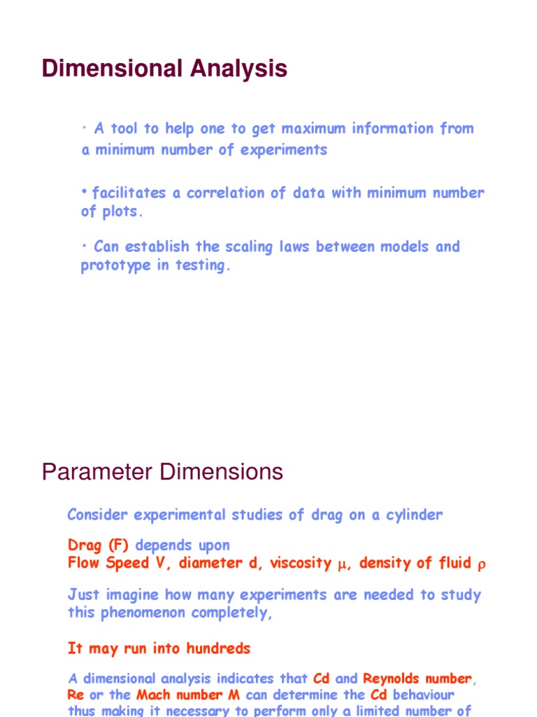 Non Dimensional Numbers PDF Reynolds Number Fluid Dynamics