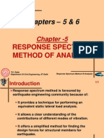 Seismic Analysis of Structures - III