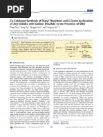 Thiophenol Synthesis