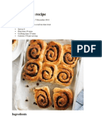 Chelsea Buns Recipe