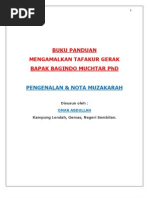 Buku Panduan Pengenalan & Muzakarh