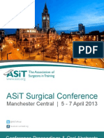 ASiT Conference Abstract Book, Manchester 2013