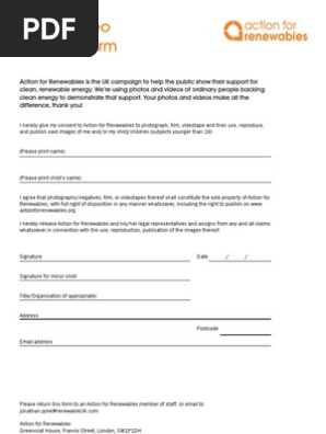 Photo Release Form