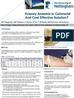 Treating Iron Deficiency Anaemia in Colorectal Cancer