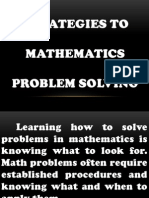 Seminar in Problem Solving