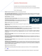 Glosario de Términos para Computación y Telecomunicaciones