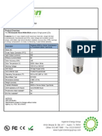 7W Dimmable Warm White BR20 LED by Hyperion Energy Group