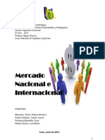 Mercado Nacional e Internacional Peruano