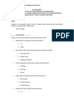 Daftar Pertanyaan Yang Bisa Ditanyakan Pada Penelitian Anda