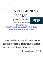 Falsas Religiones y Sectas