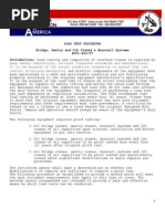 Crane Load Test Procedure Guide | PDF | Crane (Machine) | Bridge