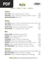 Xander's Café Special Menu Highlights | PDF | Hamburgers | Pesto