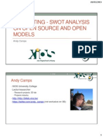 16th WIS - 3D-Printing - SWOT Analysis On Open Source and Open Models - The Slides