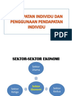 Pendapatan Individu Dan Penggunaan Pendapatan Individu