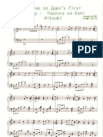 Hajime No Ippo Ending 1 - Piano PDF
