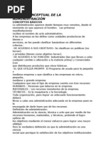 MARCO CONCEPTUAL DE LA ADMINISTRACIÓN
