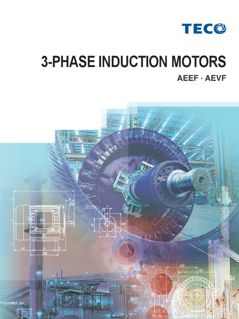 TECO 3-Phase Induction Motors Catalogue | PDF | Technology & Engineering