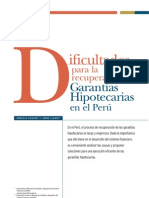 Dificultad para Recuperar Hippotecas en El Peru