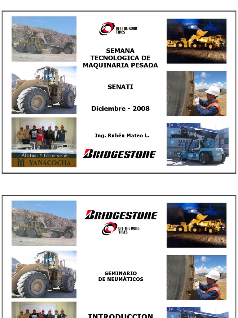 Características de Neumáticos Bridgestone | PDF | Neumático | La