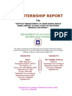 An Internship Report: Department of Accounting & Information Systems