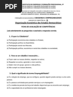 Ficha Avaliação  CE B