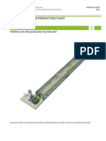 Production of HollowcoreSlabs