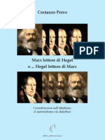 Costanzo Preve Marx Lettore Di Hegel