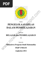 Pengelolaan Kelas Dalam Pembelajaran