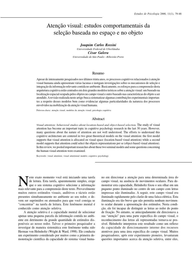 Atenção visual por Rossini e Galera | Top Down And Bottom Up Design | Information