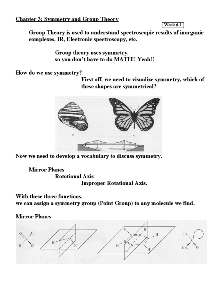 Symmetry and Group Theory in Chemistry | PDF | Infrared Spectroscopy ...