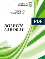 Boletín Laboral de La Junta Local de Conciliación y Arbitraje