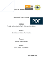 PLC y Sistemas Automaticos, Investigacion. CASTRO SILVAS
