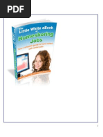 Download The Little White Ebook of Homeshoring Jobs by Melissa Brewer SN149017063 doc pdf