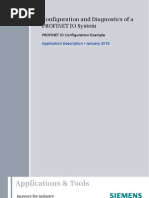 Configuration and Diagnostics of A PROFINET IO System
