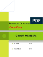 Coca Cola: Rinciples F Arketing