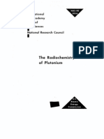 The Radiochemistry of Plutonium