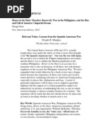 Book Review Article About Gregg Jones' '"Honor in The Dust: Lessons of The Spanish-American War."