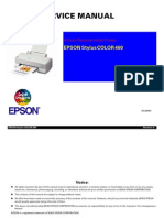 Epson Stylus Color 460 Service Manual