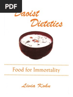 Daoist Dietetics Chinese Philosophy Classical Chinese Philosophy