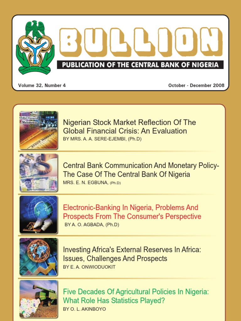 Nigerian Financial Insights | PDF | Subprime Mortgage Crisis | Monetary ...