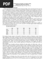 Urbanización en el mundo y en América Latina