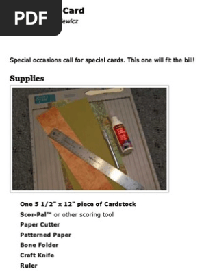 Tri Shutter Card