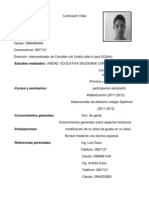 Curriculum Vitae Para Imprimir