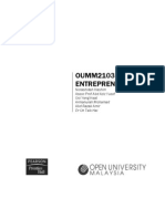 OUMM2103 Enterpreneurship