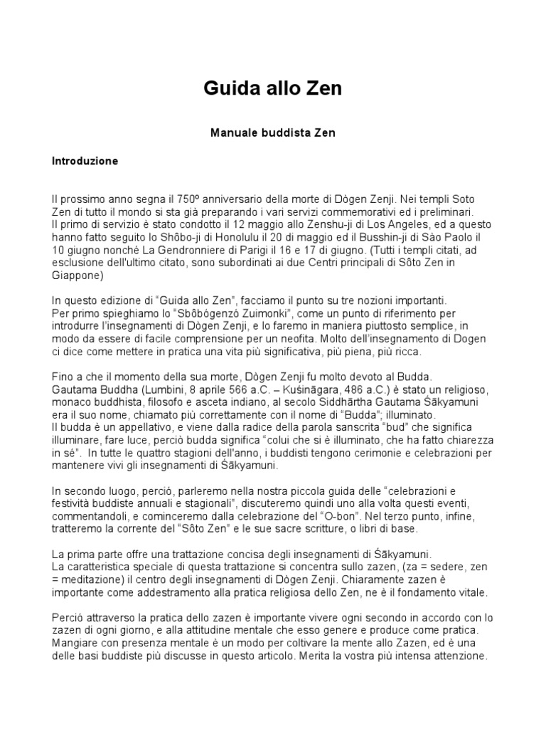 Guida Allo Zen | PDF