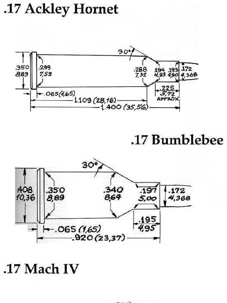 Cartridge Case Dimensions