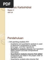Download Analisis pangan Karbohidrat bagian 2 by arikura SN149094735 doc pdf