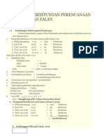 Download Contoh Perhitungan Perencanaan Perkerasan Jalan by Dahlya Nurul Mawaddah Santosa SN149109554 doc pdf