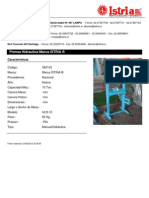 PRENSA HIDRAULICA Istria-Cotizacion