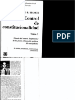 Control de Constitucionalidad - Tomo I - Alberto Bianchi